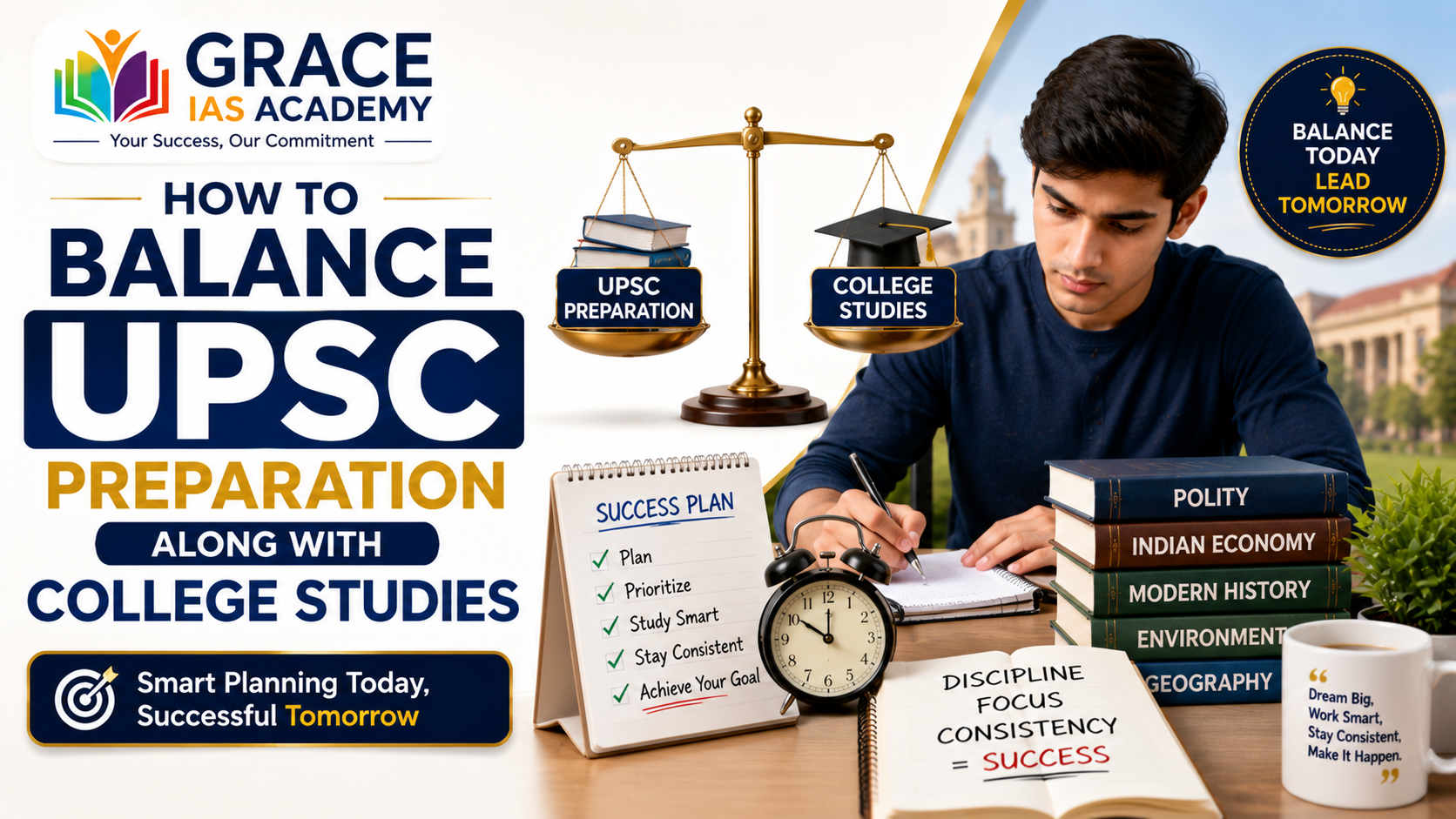 How to Balance UPSC Preparation Along with College Studies